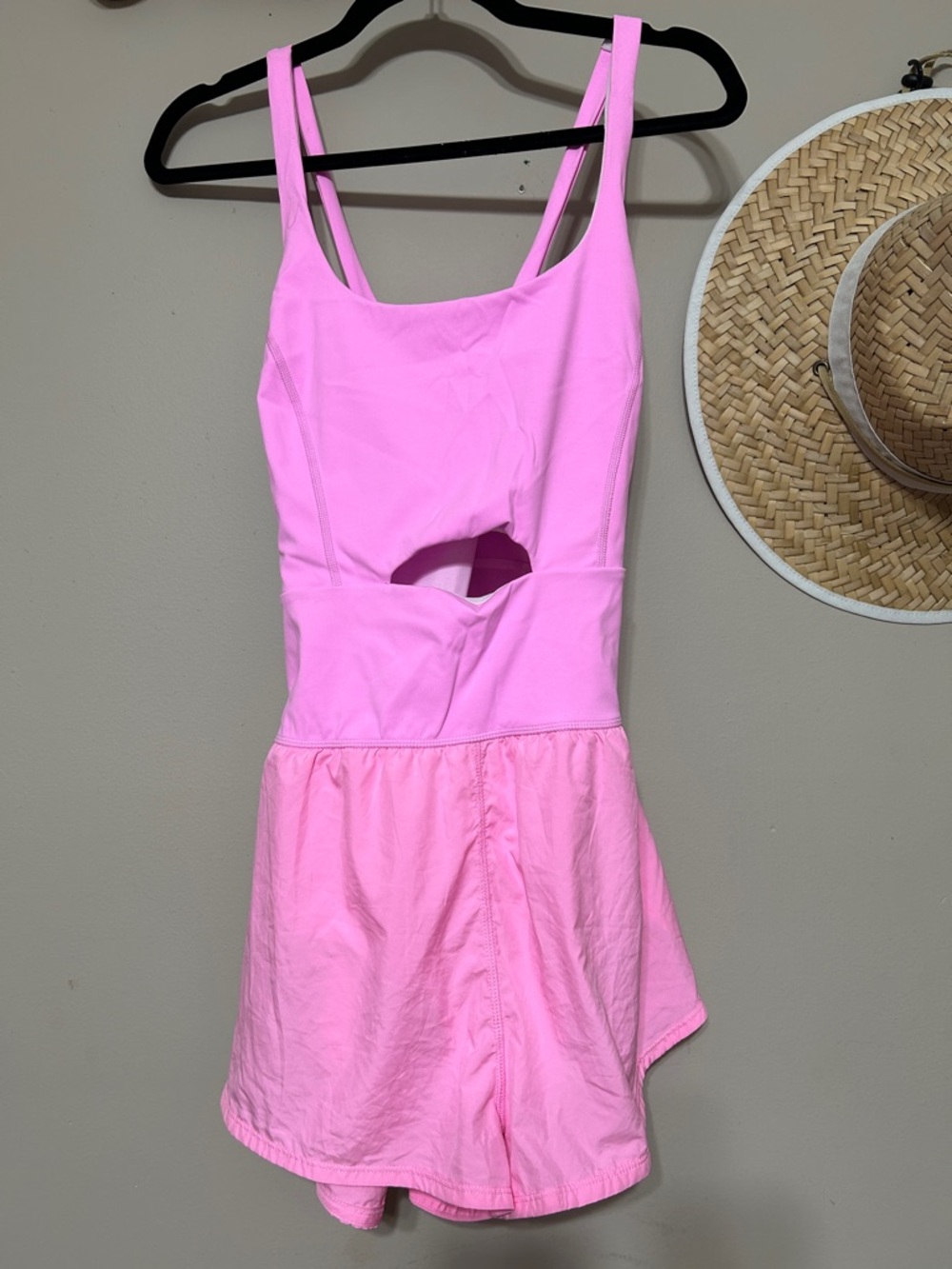 FP Movement by Free People Pink Cutout Romper